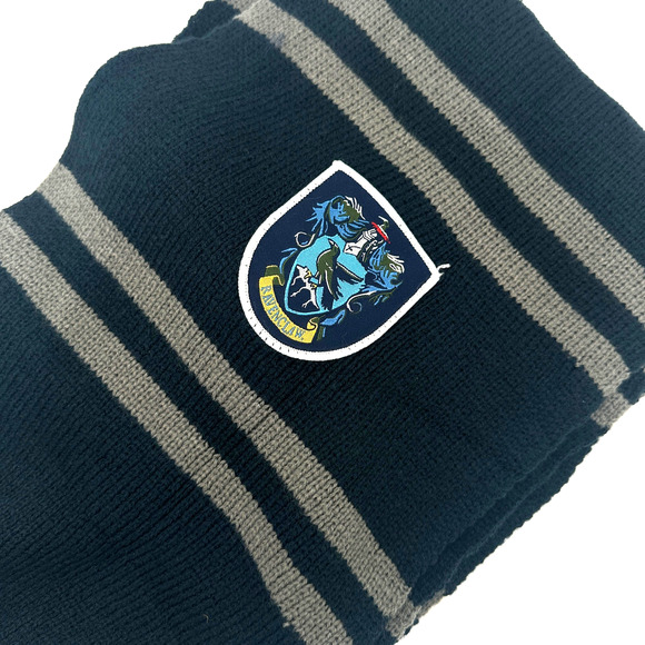 Hogwarts RAVENCLAW Knit Scarf and Socks Luna Lovegood Halloween Cosplay Costume - Picture 5 of 9